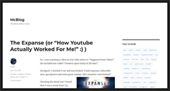 Desktop Screenshot of blog.mcherron.com